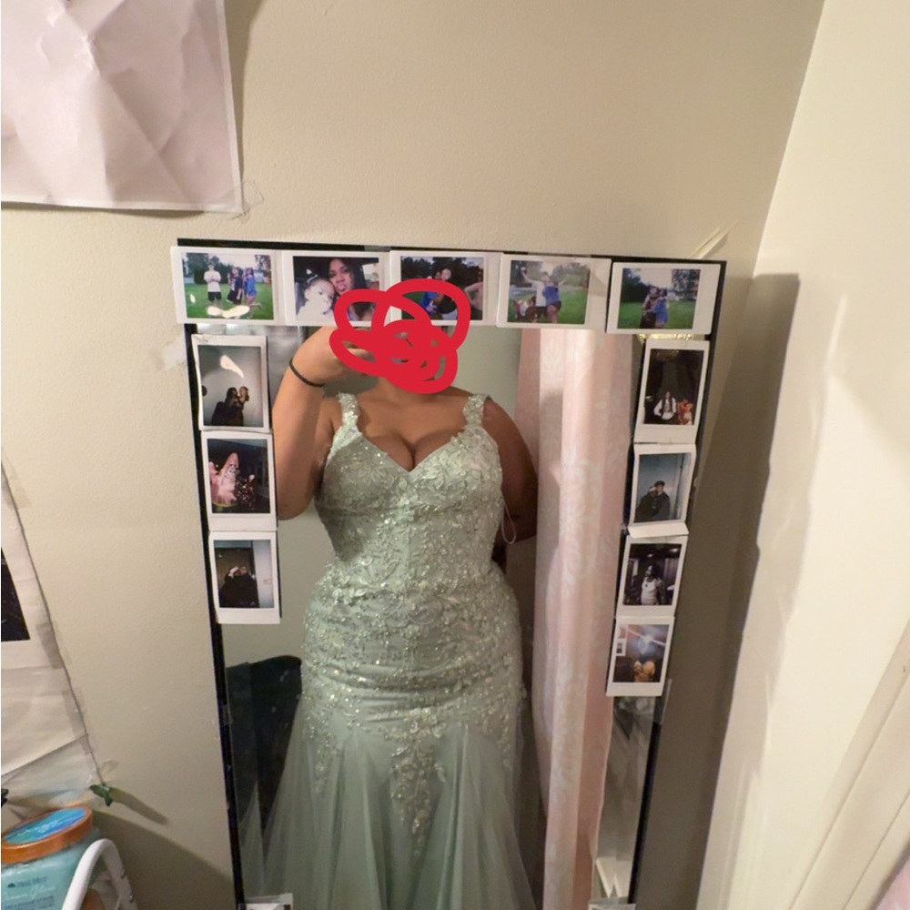 Jovani Mint Green Prom Dress